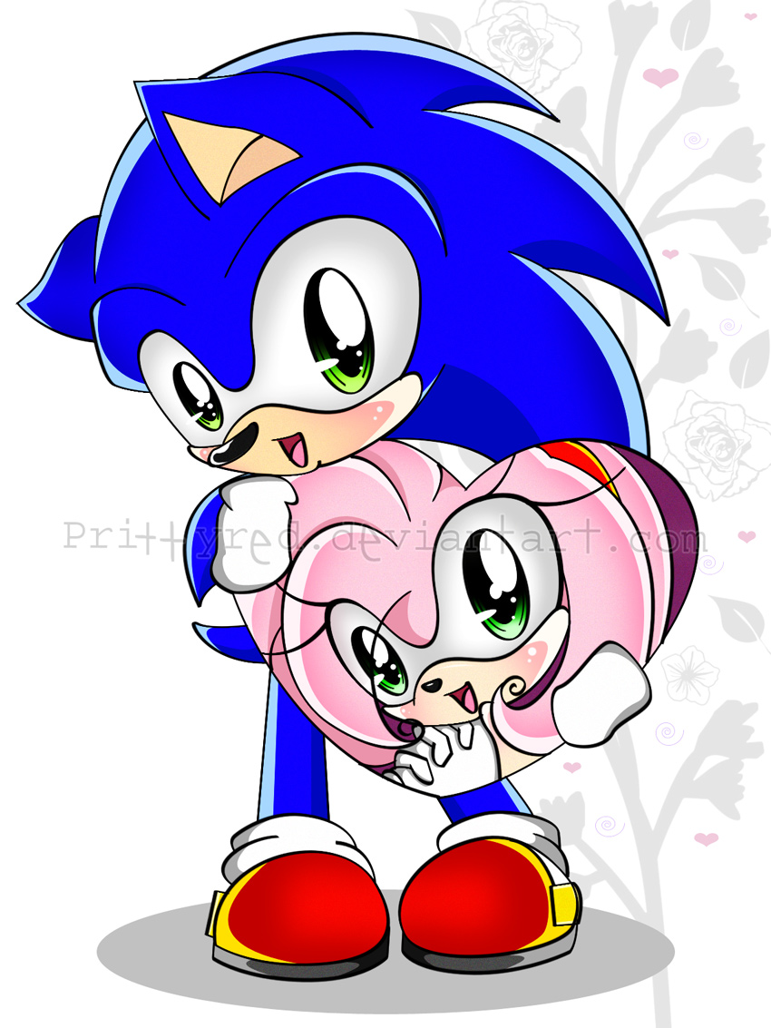 Sonics little pink heart