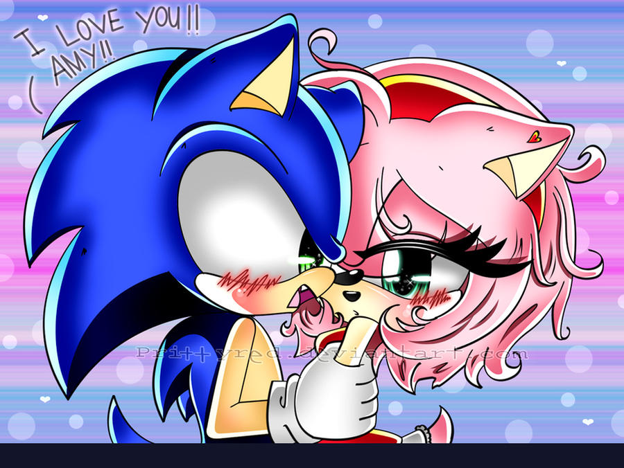 Sonic & Amy in Love Picture #130391861