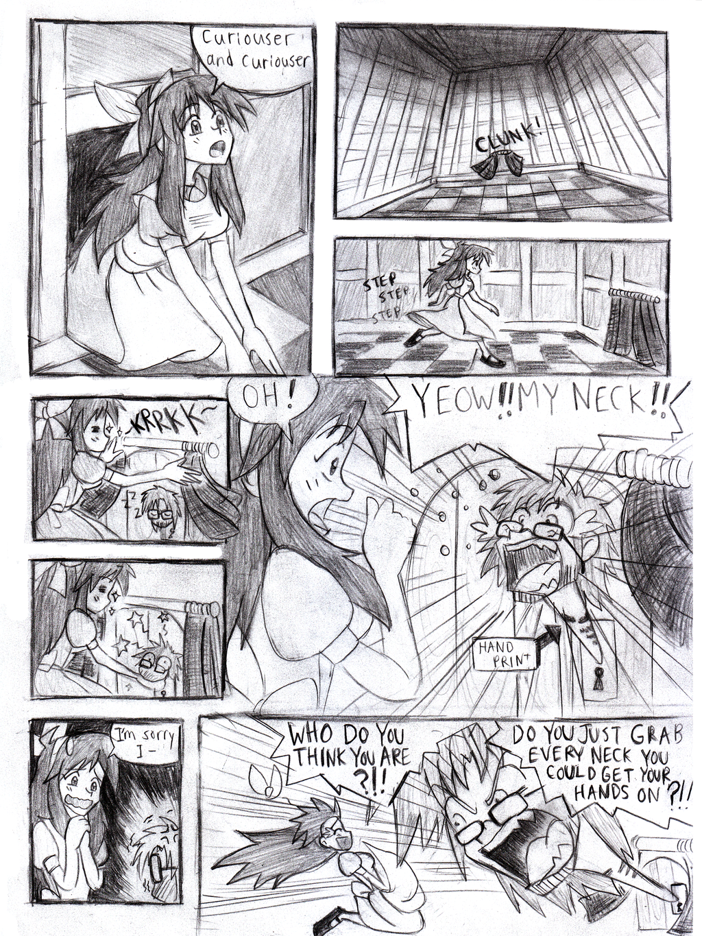 Yuna in Wonderland - Doorknob (Page 1)