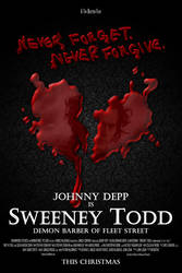 Sweeney Todd poster design