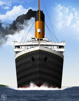 TITANIC SETS SAIL