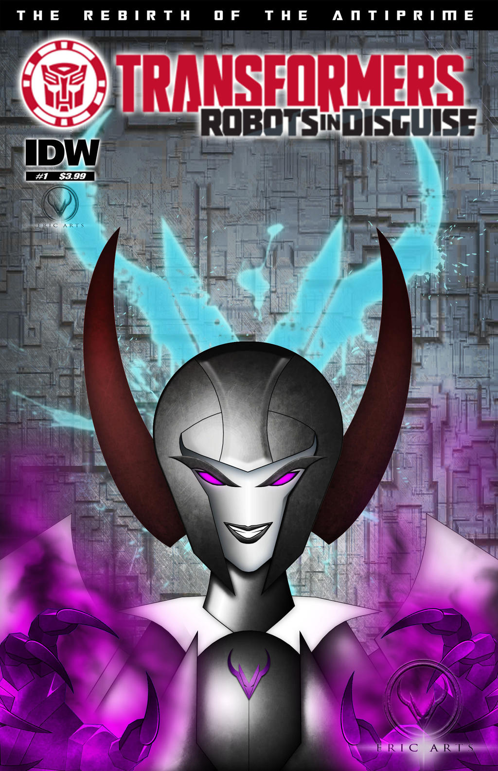 TF RID COMIC COVER #1 :MARK OF THE BEAST: by ERIC-ARTS-inc on DeviantArt