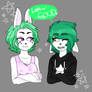 Green Haired Star Rabbits