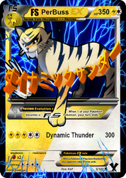 Pokemon PerBuss EX Card