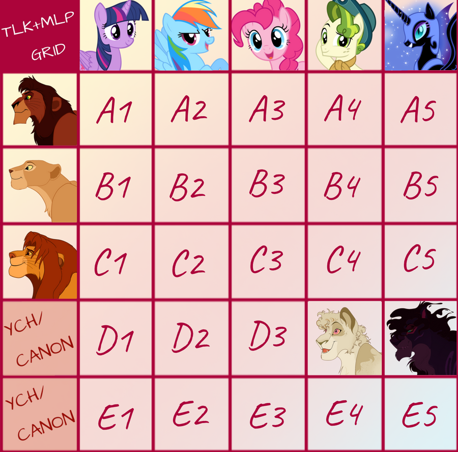 TLK + MLP GRID by SchiatoTLK on DeviantArt