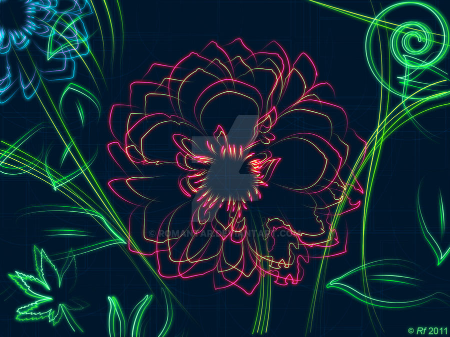Deviantart Leadflower Digital flowers by Romantar on DeviantArt