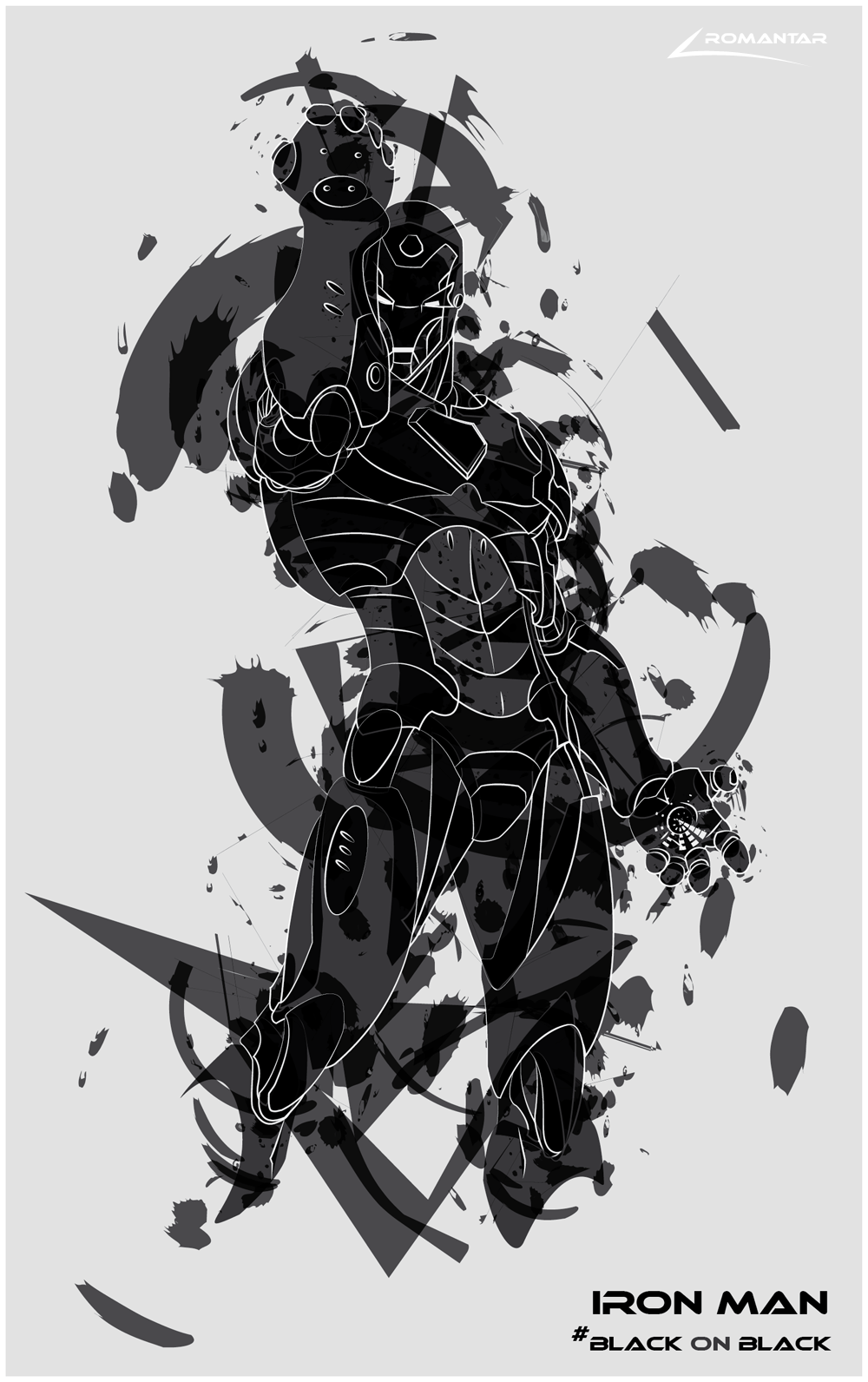 Iron Man # Black on Black