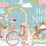 Cute Spring Woodland Animal Clipart