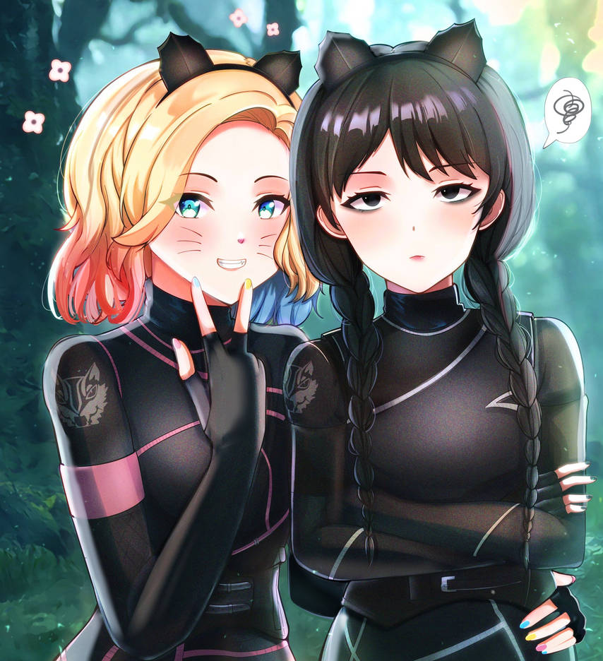 Enid X Wednesday by Monokurima on DeviantArt