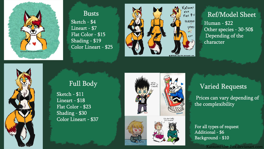 Katsumi's Comission Information READ THE DESCRIP by KatsumiTheFox