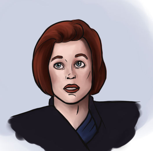 Scully study by Foxycas on DeviantArt