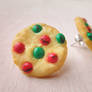 christmas sugar cookie earring posts