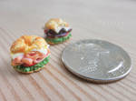1:12 clay croissant sandwiches by FatalPotato