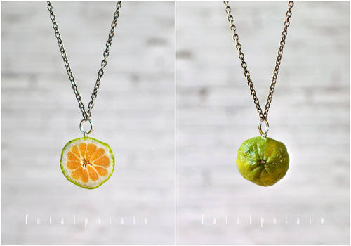 ugli fruit necklace
