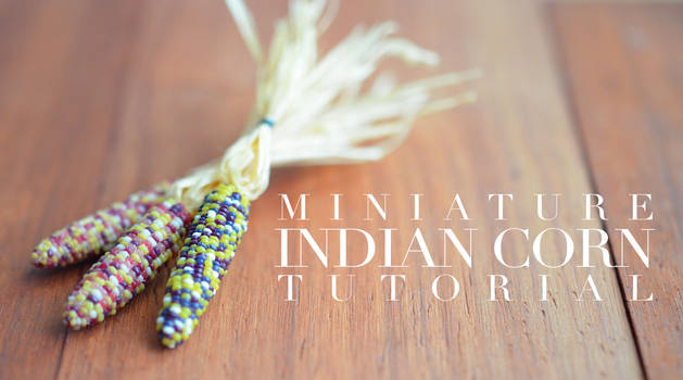 miniature indian corn tutorial