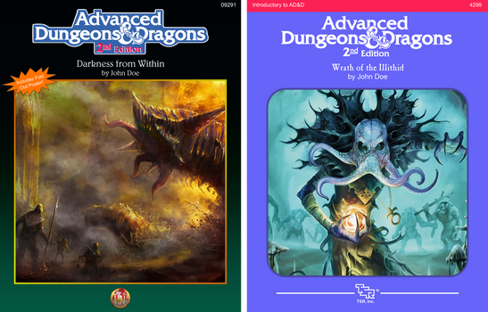 Advance Dungeons And Dragons Covers