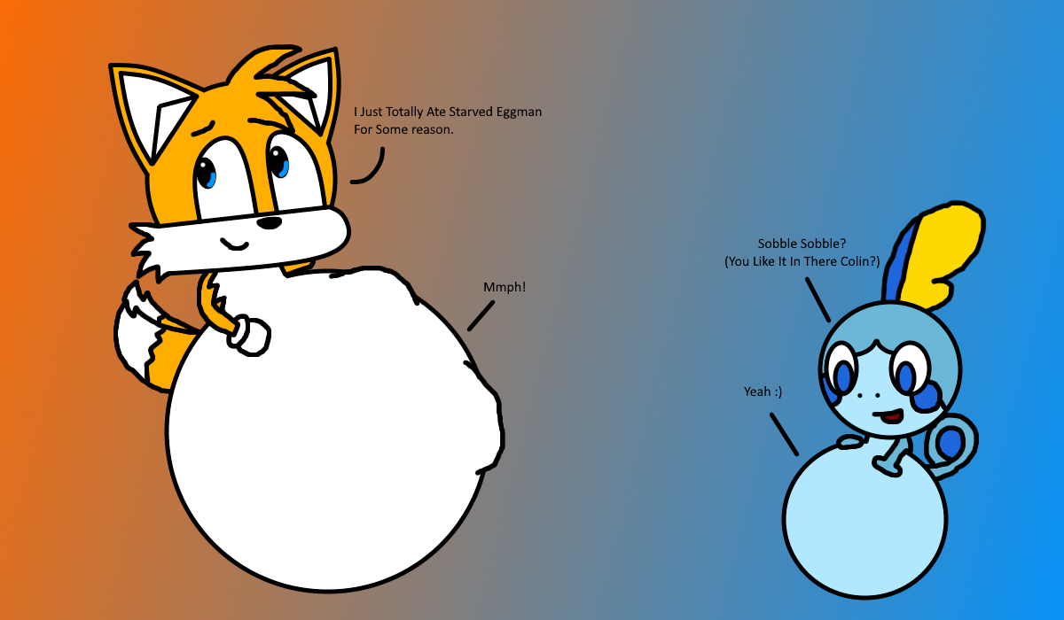 Tails Eats Starved Eggman by ARMCDAcid on DeviantArt