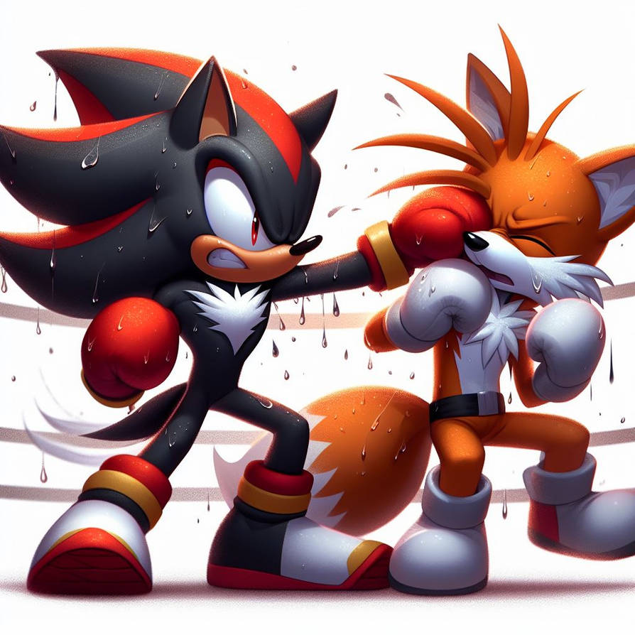 Shadowfriendly Deviantart Tails Shadow Vs. Tails 2 by Georgehernandaz on DeviantArt