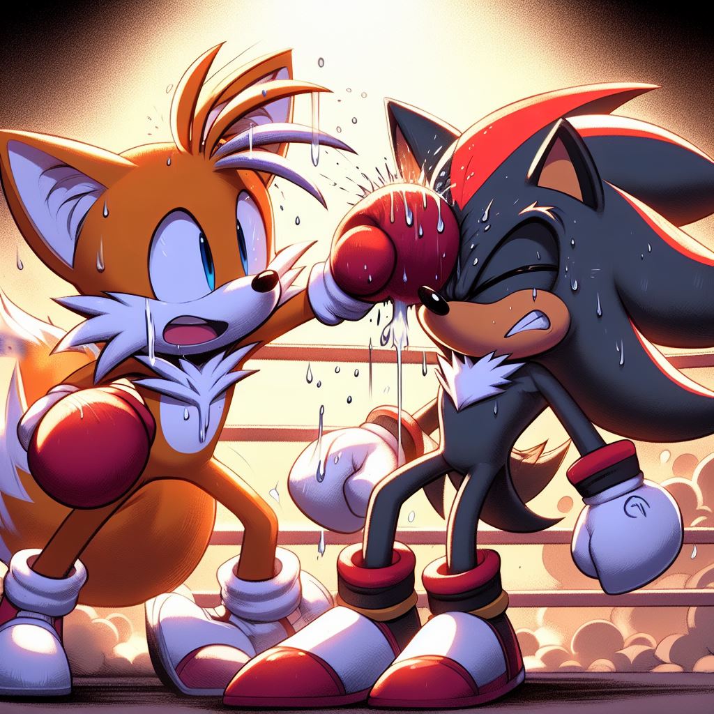 Deviantart Tails Boxing Shadow Vs. Tails 5 by Georgehernandaz on DeviantArt