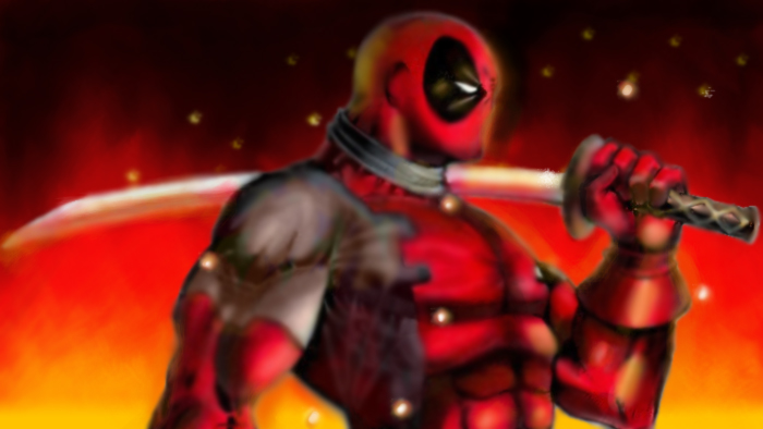 deadpool fire by aphileon on DeviantArt