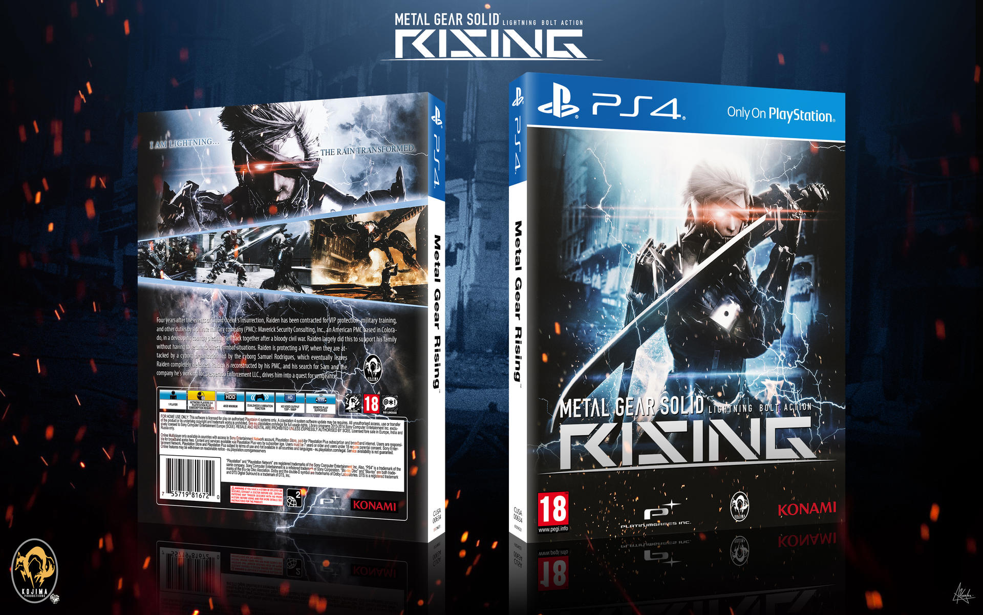 Metal Gear Rising PS4 by Visutox on DeviantArt