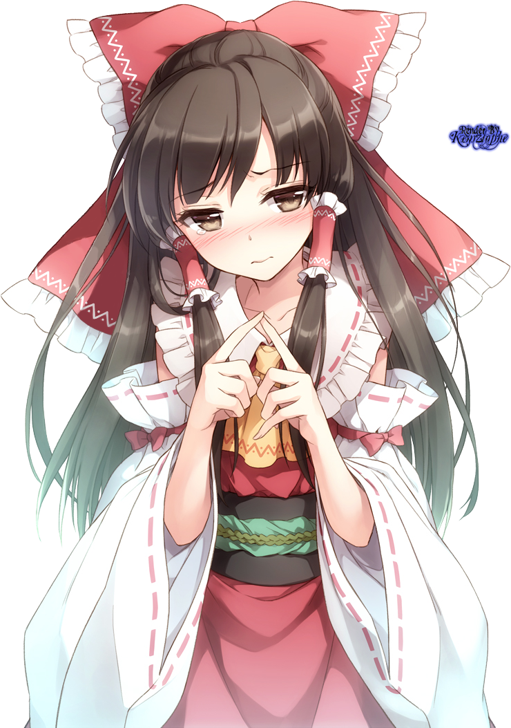 Hakurei Reimu Touhou Render