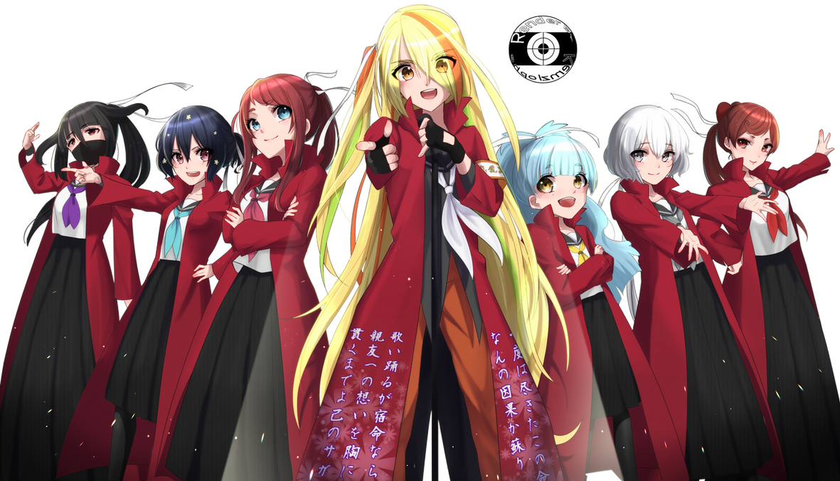 Zombieland Saga - Franchouchou Render by kemzlophe on DeviantArt