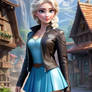 Elsa in village