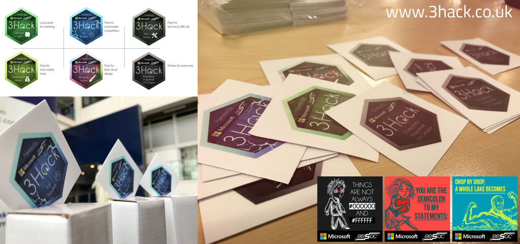 3Hack 2017 - Stickers by AlanDu