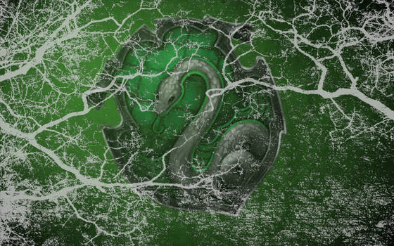 HP Wallpaper : Slytherin Lightning