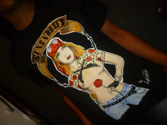 Pintura em camiseta ( t shirt painting)