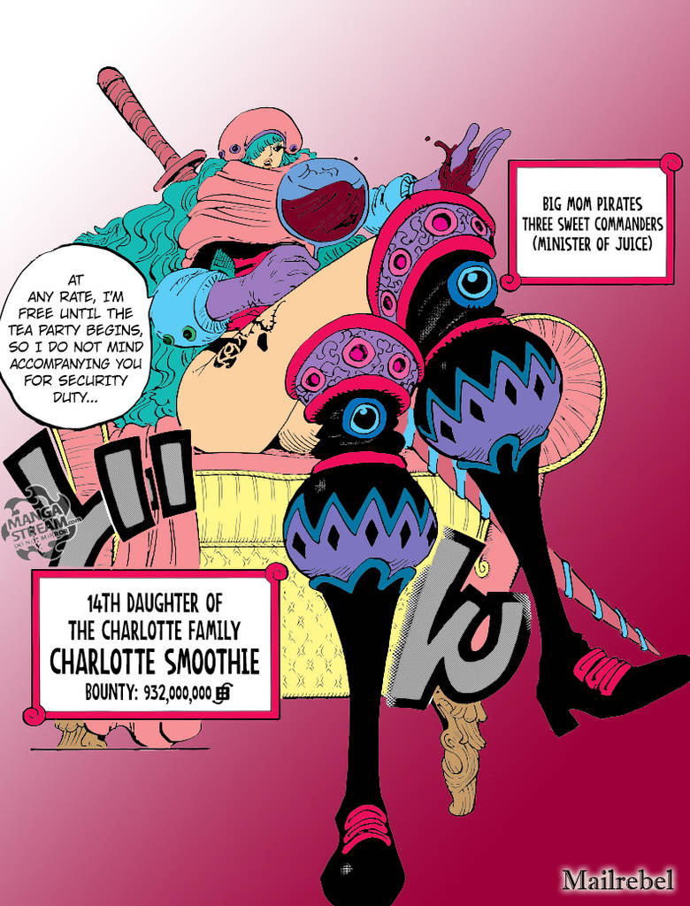Charlotte Smoothie One Piece Chapter 846 By Mailrebel On Deviantart Charlotte Smoothie One Piece Chapter 846 By Mailrebel On Deviantart