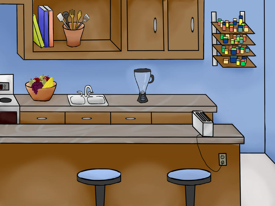 Kitchen Background by TehIzzy on DeviantArt