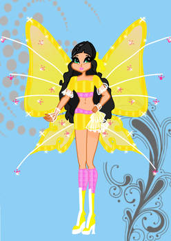 Jelena as fairy with background