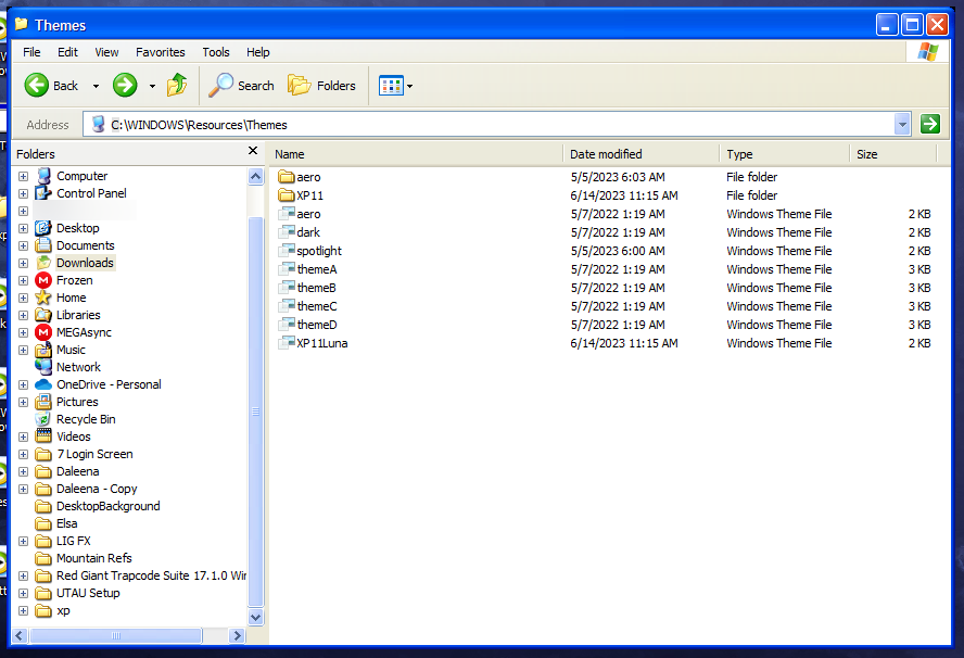 Windows XP Luna for Windows 11 22H2 + Download