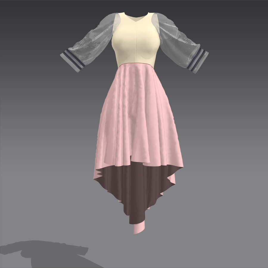Marvelous Designer 10 - Random Dress by HLTTY on DeviantArt