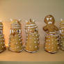 Gingerbread Daleks. Close up.