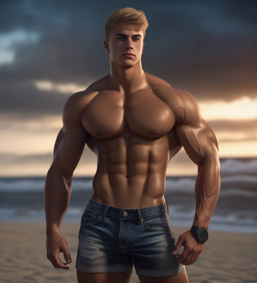 Deviantart Guy Model Blond guy in denim shorts by discrepatio on DeviantArt