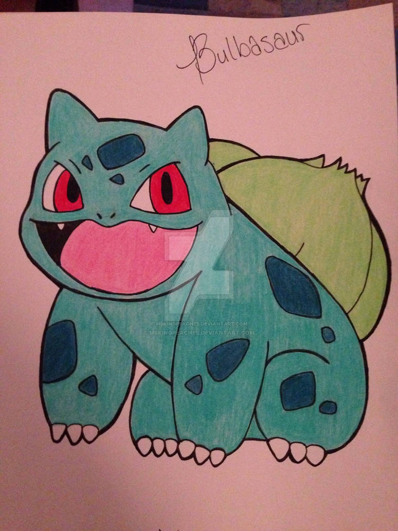 Bulbasaur by MsKingPeaches on DeviantArt