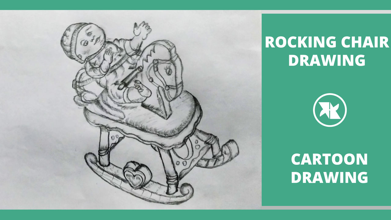 How To Draw Rocking Chair For Kids How To Draw A By