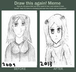 Draw This Again Meme- Manga Girl by Fran48