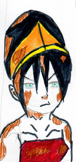 Inktober day 23-Muddy-Toph covered in mud