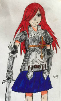 Inktober day 14 - Armour-Erza