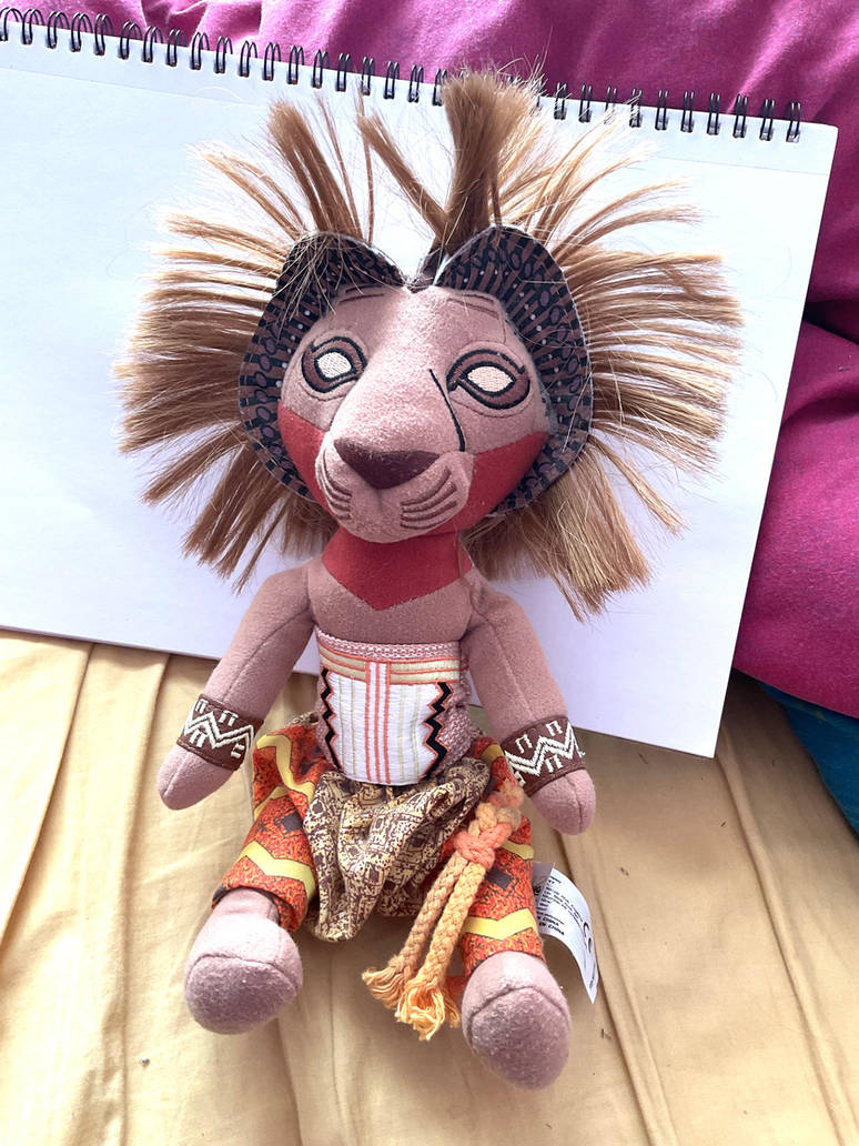 Adult Simba (musical version) toy by Fran48 on DeviantArt