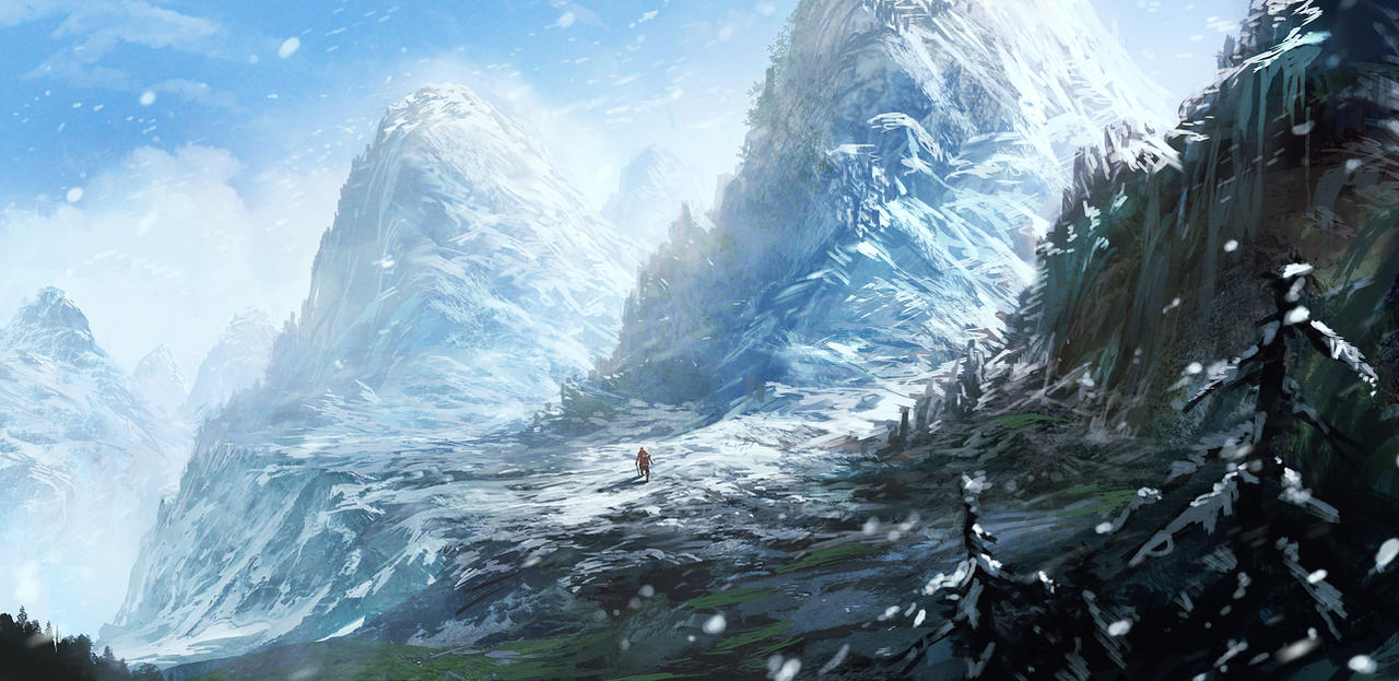 Deviantart Snow Snow Mountain by nkabuto on DeviantArt