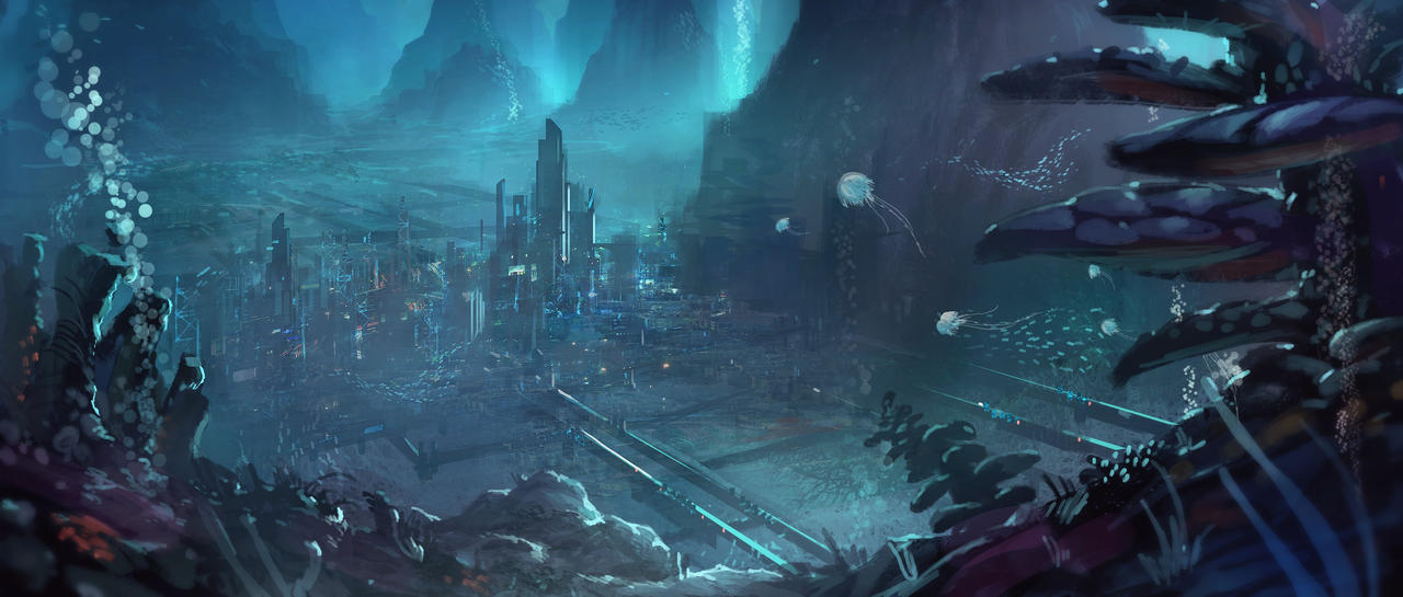 Underwater City by nkabuto