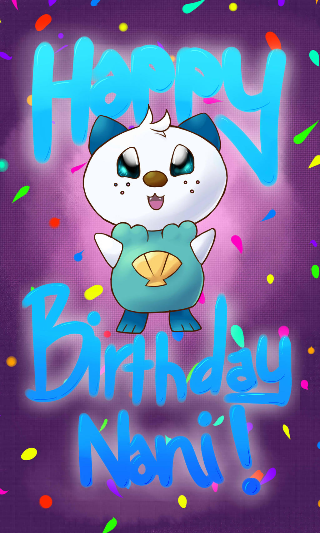HAPPY BIRTHDAY NANI by Apricotil on DeviantArt HAPPY BIRTHDAY NANI by Apricotil on DeviantArt