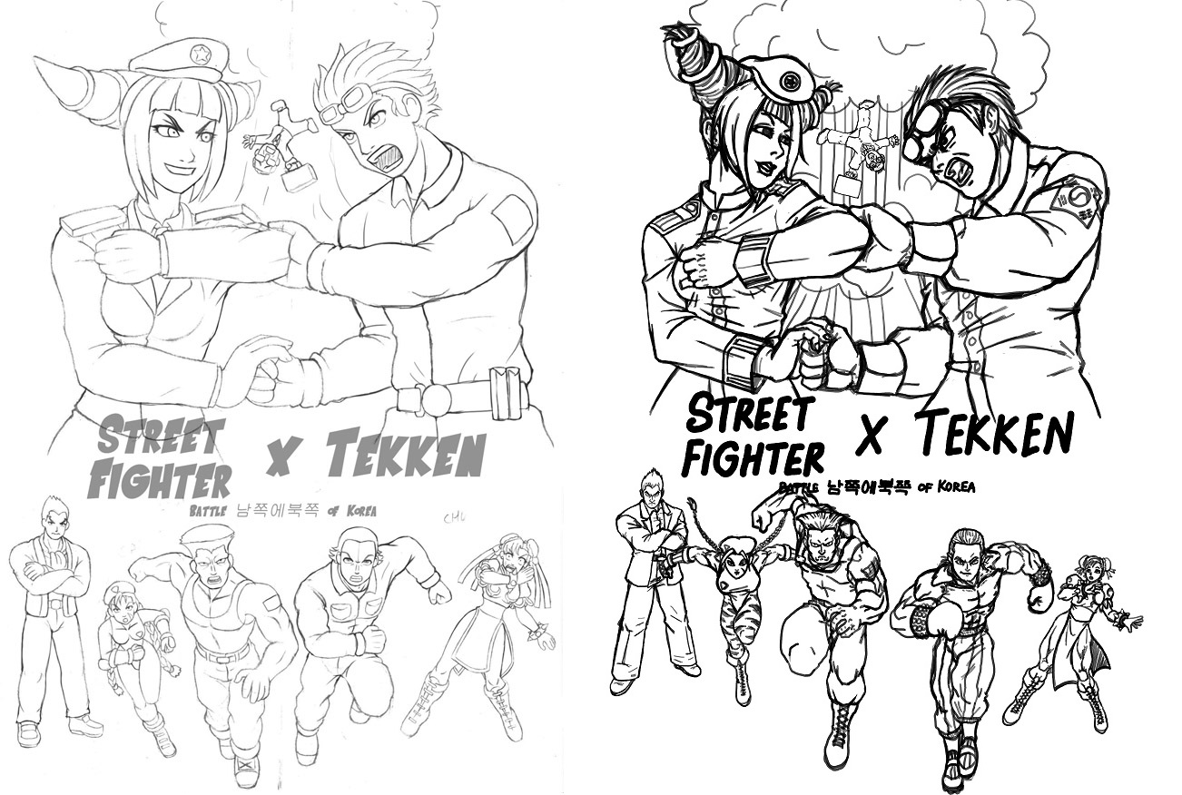 Street Fighter X Tekken: Battle of Korea by thebritwriter on