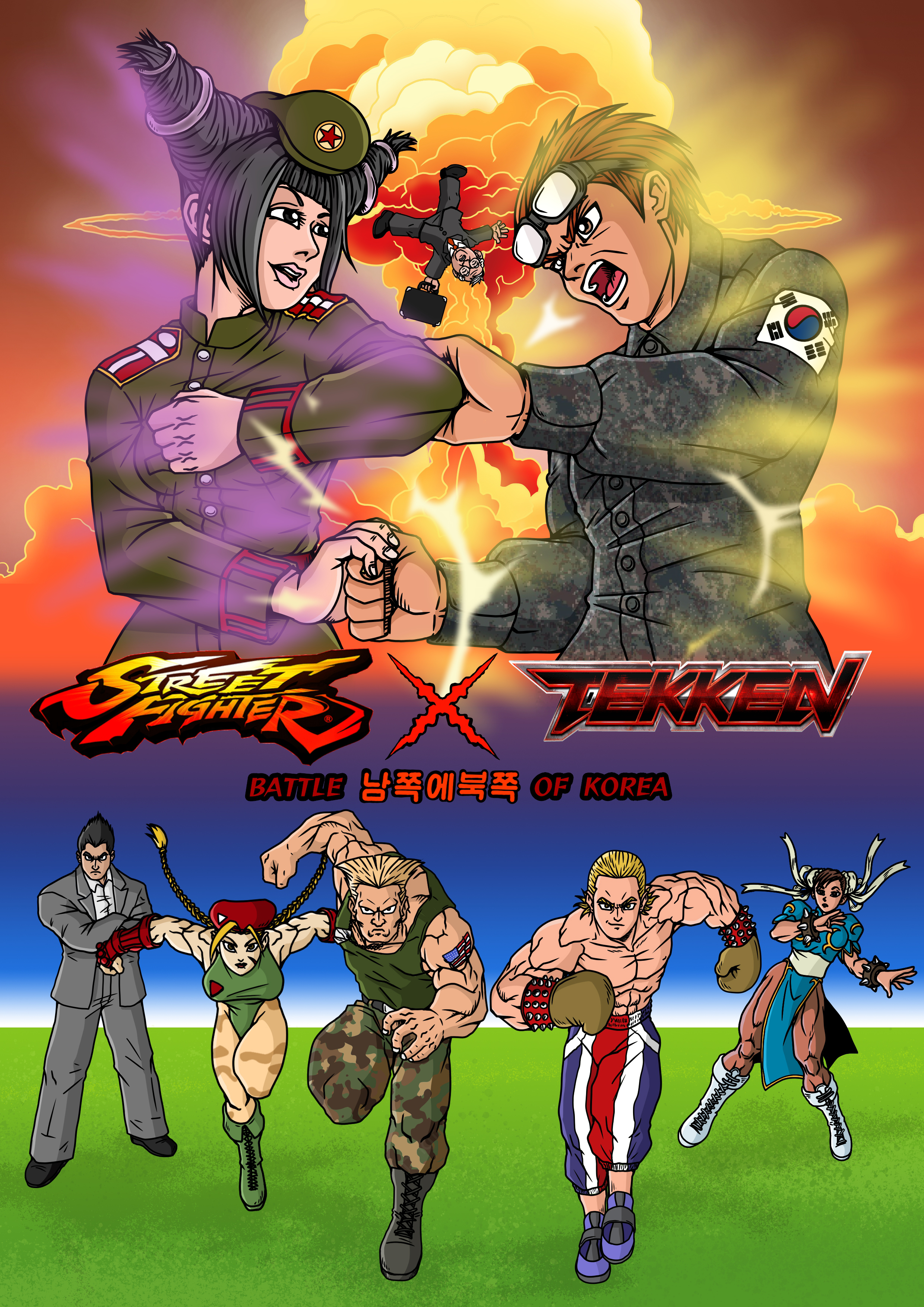 Street Fighter X Tekken: Battle of Korea by thebritwriter on