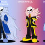 Abyss sans  in diffrent Aus style 1